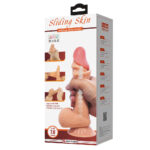 Pênis Dildo Dupla Densidade Pele Deslizante com Glande Colorida 19cm - Sliding Skin - Baile - Imagem 8