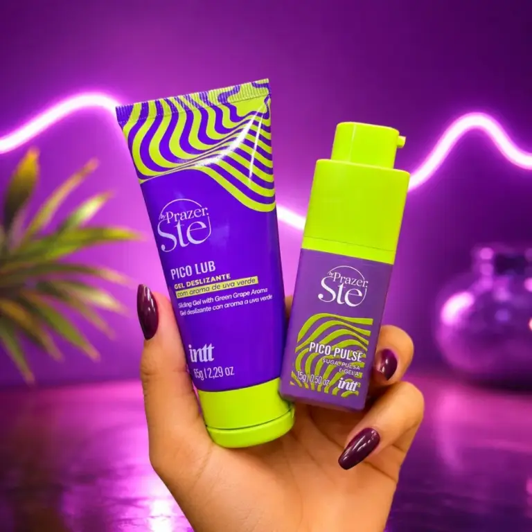 Combo Pico Pulse + Pico Lub Deslizante sabor Uva Verde