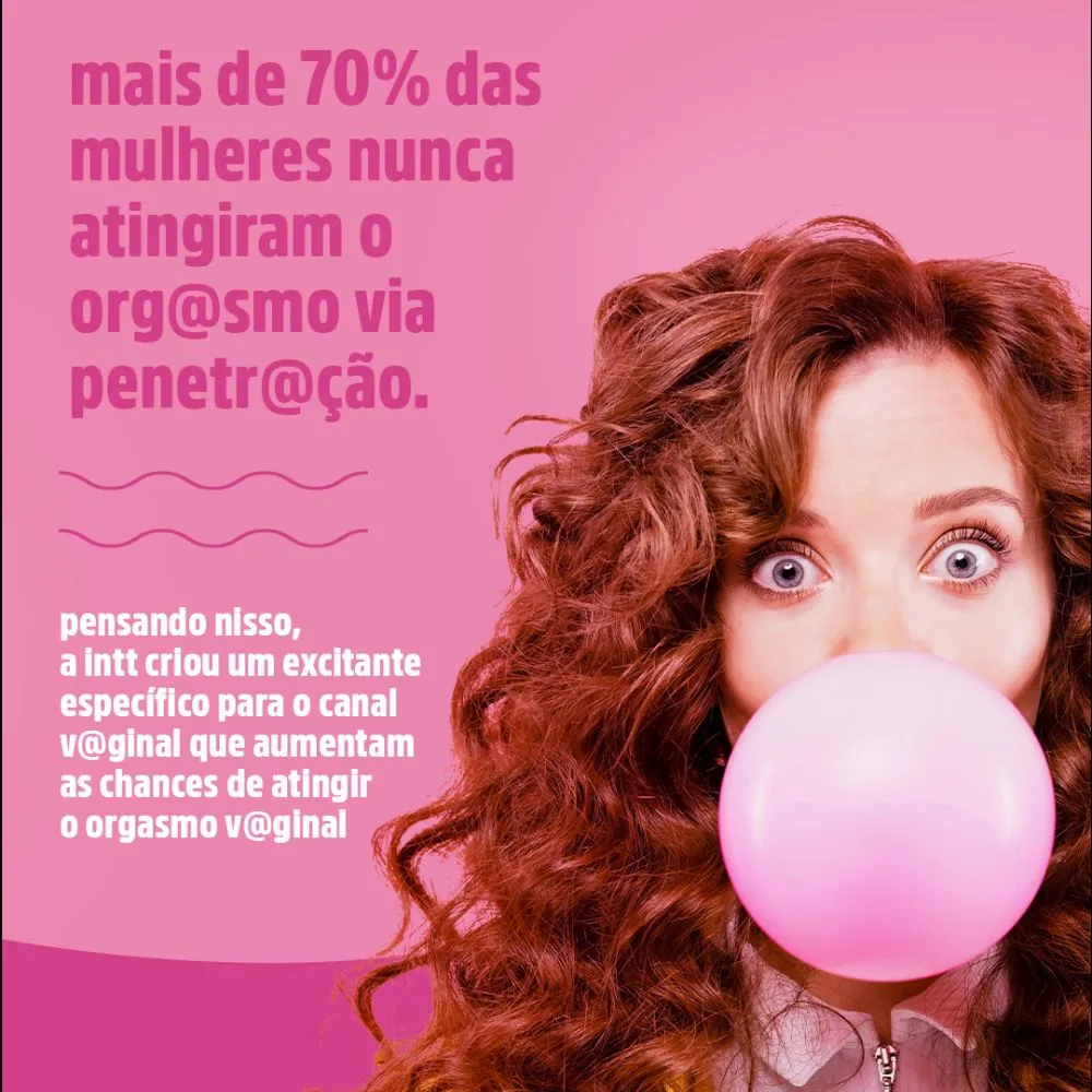Excitation Chicleteira intt Linha Collors caixa e frasco