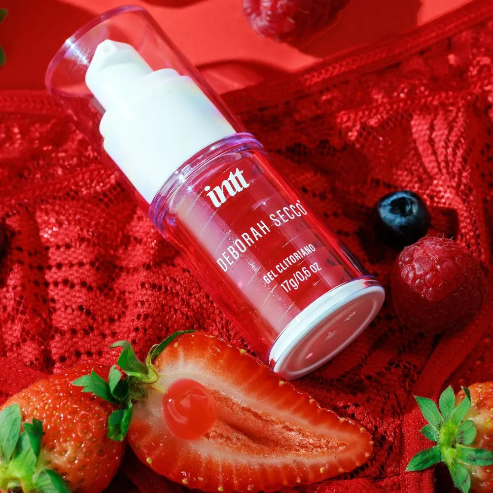 Gel Clitoriano Intt e Deborah Secco sabor frutas vermelhas 17g