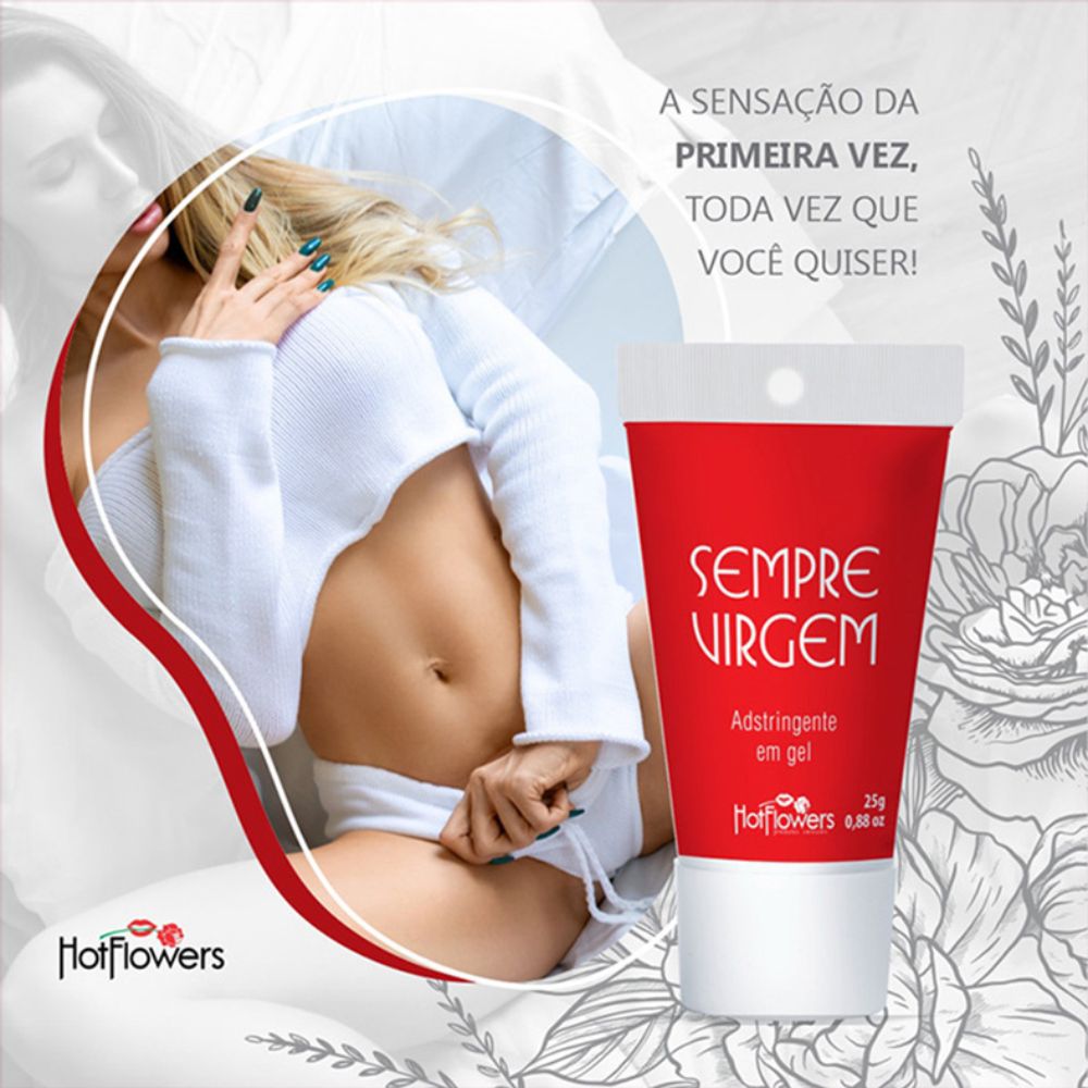 Sempre Virgem HotFlowers gel adstringente em gel dupla ação
