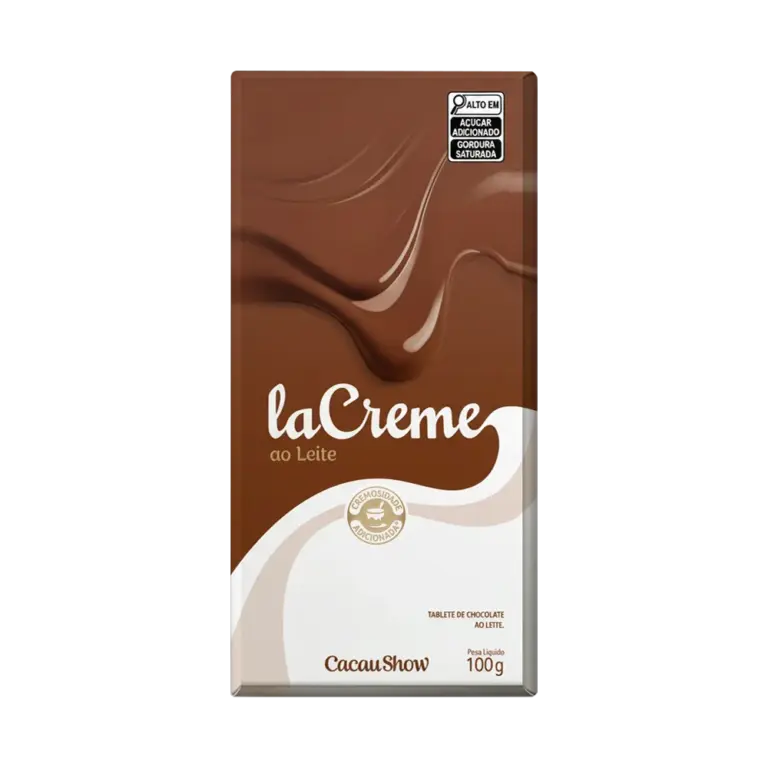 Barra de Chocolate laCreme ao Leite 100g | Cacau Show