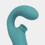 Vibrador e Estimulador Recarregável Sensevibe Curve Azul Petróleo - Imagem 7