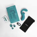 Vibrador e Estimulador Recarregável Sensevibe Curve Azul Petróleo - Imagem 8