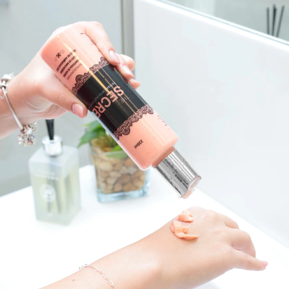 Creme Esfoliante Corporal The Secret com manteiga de manga 220ml