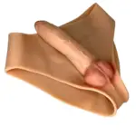Calcinha Strap-on com Capa Peniana Realística Vibratória - Imagem 8