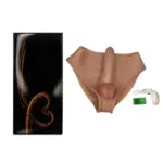 Calcinha Strap-on com Capa Peniana Realística Vibratória - Imagem 6