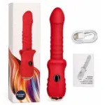 Vibrador Ponto G em Formato Glande com Movimento Vai e Vem Recarregável - Imagem 8