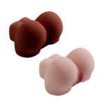 Masturbador masculino super realistico em formato bumbum com dois orificios em silicone TPE