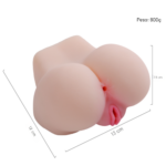 Masturbador Masculino Realístico Formato Bumbum com Barriga e Glúteos 800g 15cm - Imagem 2