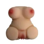 Masturbador Masculino Meio Corpo Realístico Compacto em TPE 1kg - Imagem 2