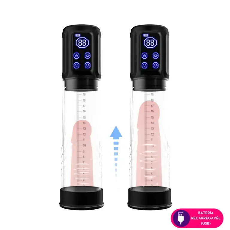 Bomba peniana automatica com painel digital visor LED e cilindro graduado transparente