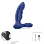 Vibrador Massageador de Próstata com Estimulador Testicular e Controle via app - Imagem 2