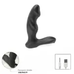 Vibrador Massageador de Próstata Compacto por Aplicativo em Silicone - Imagem 4