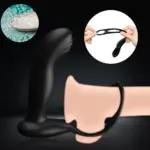 Vibrador Massageador de Próstata por Aplicativo com Anel Peniano e Movimento Vai e Vem - Imagem 2