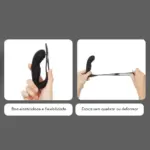 Vibrador Massageador de Próstata por Aplicativo com Anel Peniano e Movimento Vai e Vem - Imagem 4